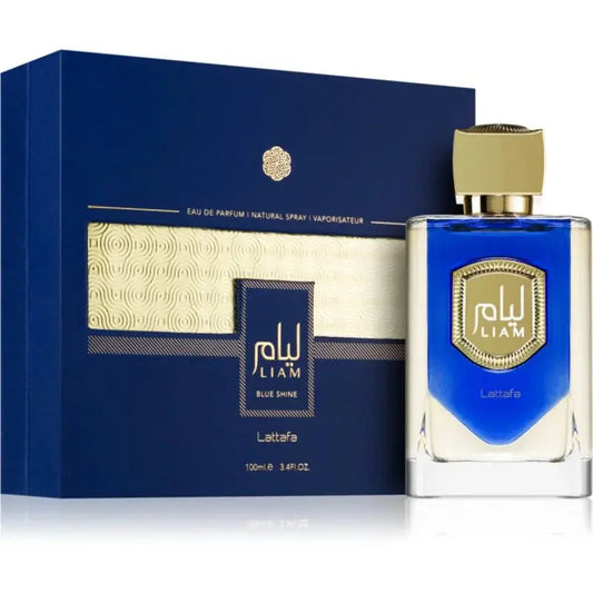 Liam Blue Shine By Lattafa For unisex 3.4oz EDP Spray