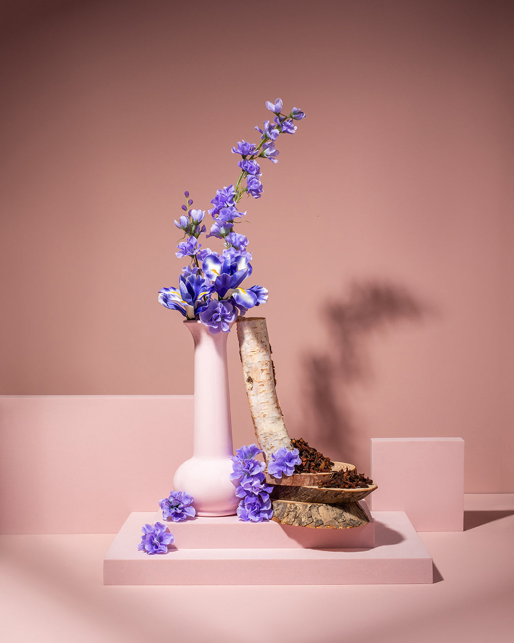 bronzed orris & pink suede - the stash