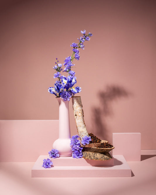 bronzed orris & pink suede - the stash