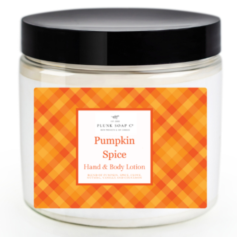 Pumpkin Spice Scented Hand and Body Lotion