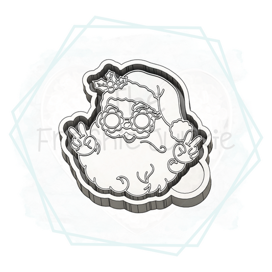 Retro Santa Freshie Mold