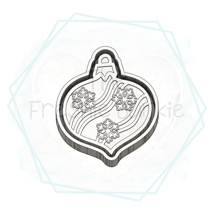 *NEW RELEASE* Groovy Snowflake Ornament Freshie Mold