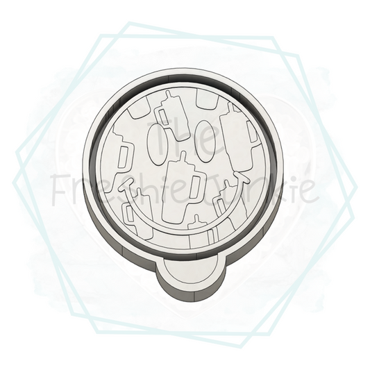 Tumbler Smiley Face Freshie Mold