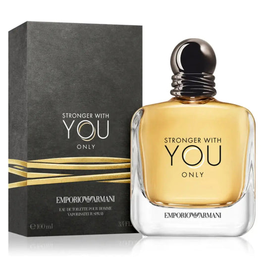 Stronger With you Only By Giorgio Armani  For Men 3.4 oz EDP Spray