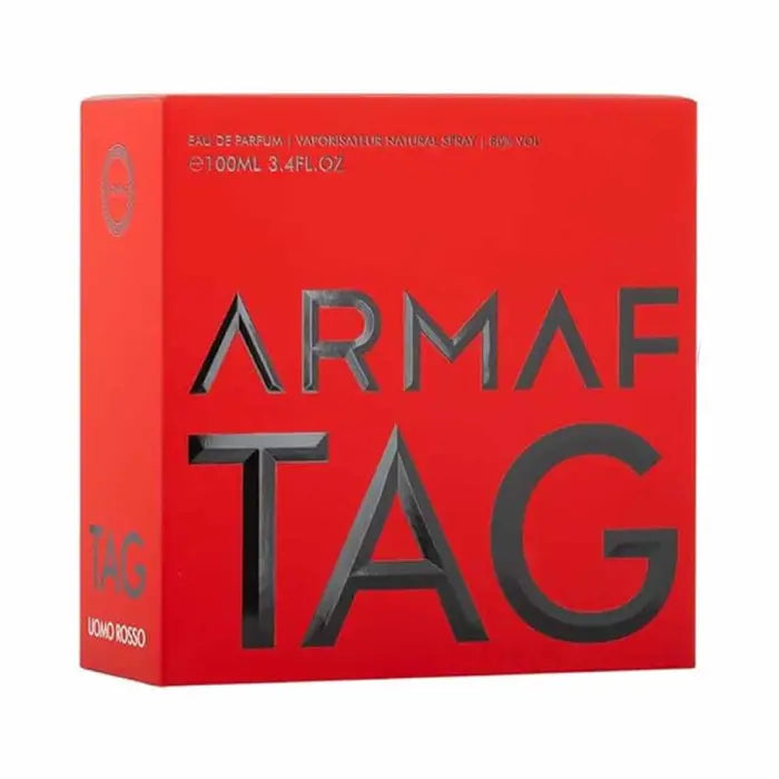 Tag Red Uomo Rosso By Armaf For Men 3.4oz EDP Spray