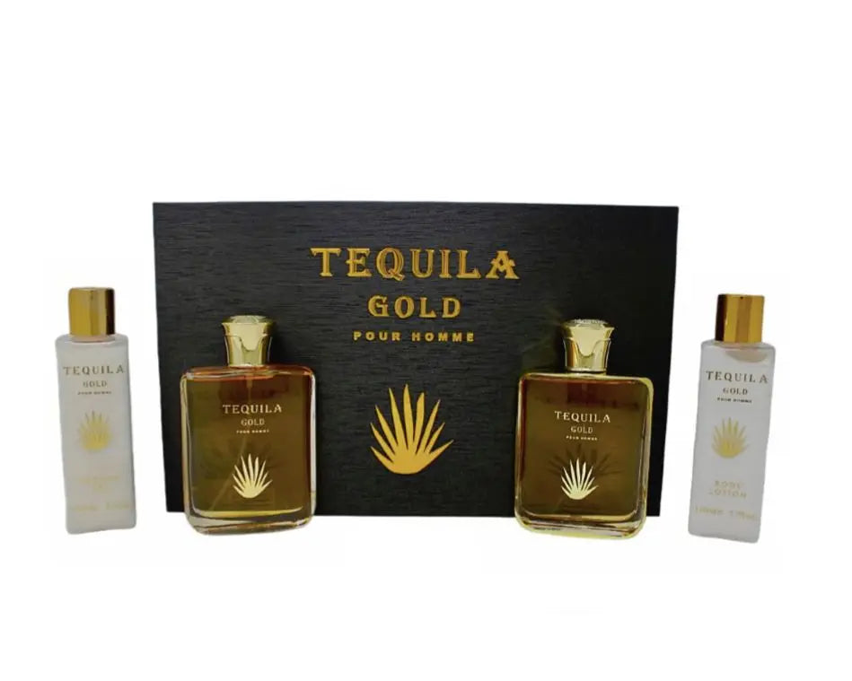 Tequila Gold 4 Piece Gift Set For Men's EDP