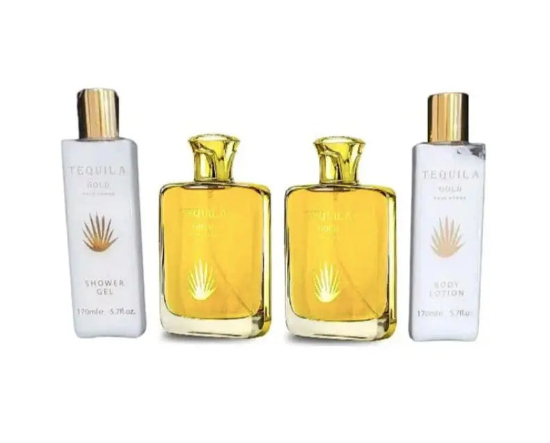 Tequila Gold 4 Piece Gift Set For Men's EDP