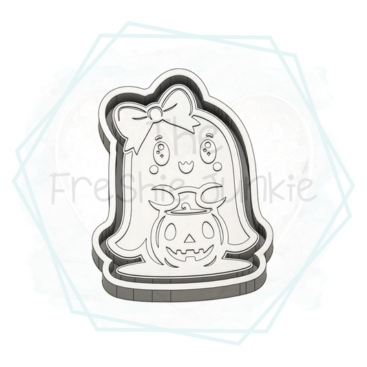 Trick or Treat Ghost Freshie Mold
