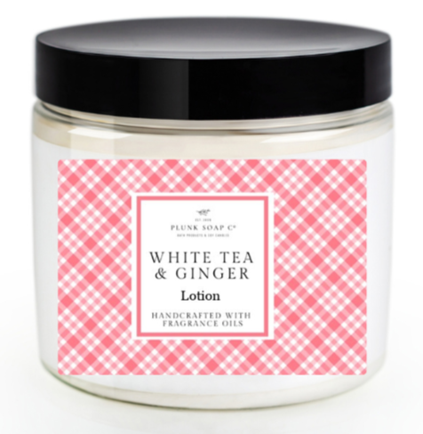 White Tea and Ginger Scented Hand and Body Lotion