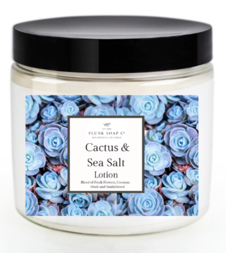 Baja Cactus and Sea Salt Scented Hand and Body Lotion