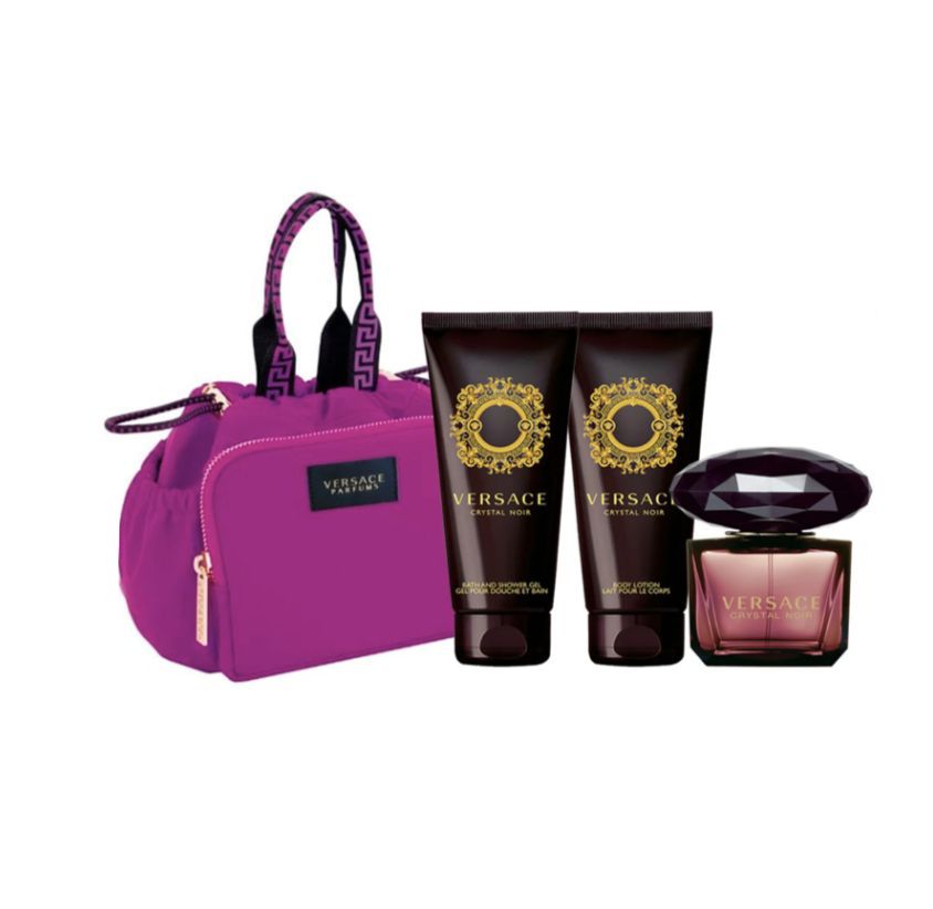 Crystal Noir By Versace 4pc Gift Set For Women Spray