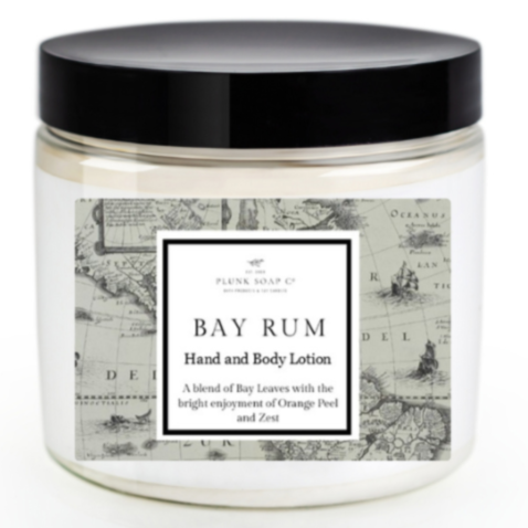 Bay Rum Scented Hand and Body Lotion