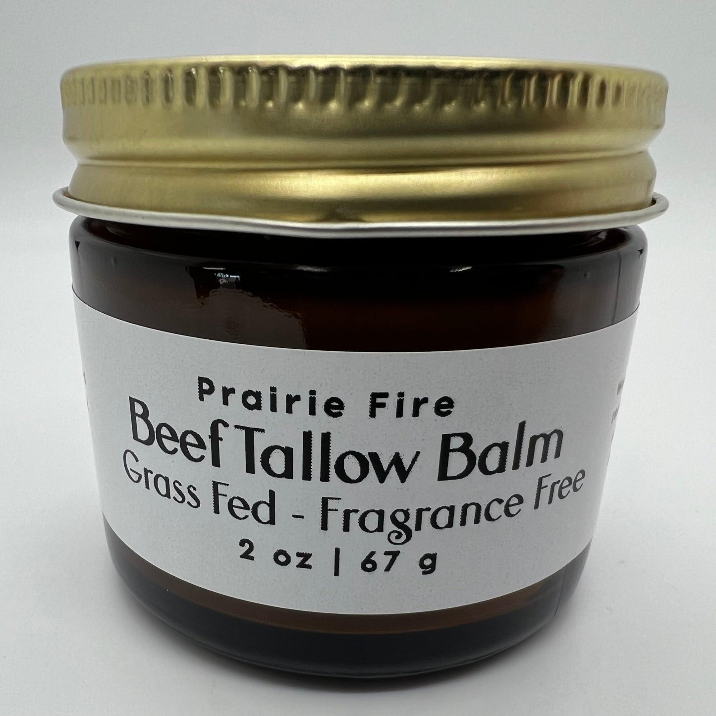 Beef Tallow Balm - 2 oz - Grown and Made in USA - Organic Grass Fed and Finished Tallow - Moisturizing Skin Care