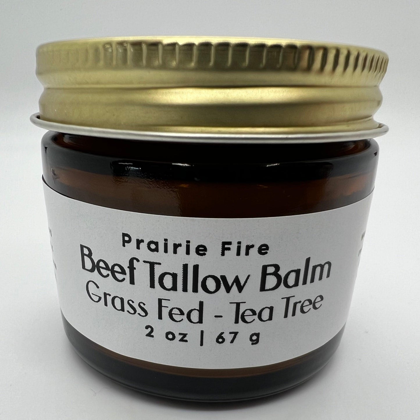 Beef Tallow Balm - 2 oz - Grown and Made in USA - Organic Grass Fed and Finished Tallow - Moisturizing Skin Care