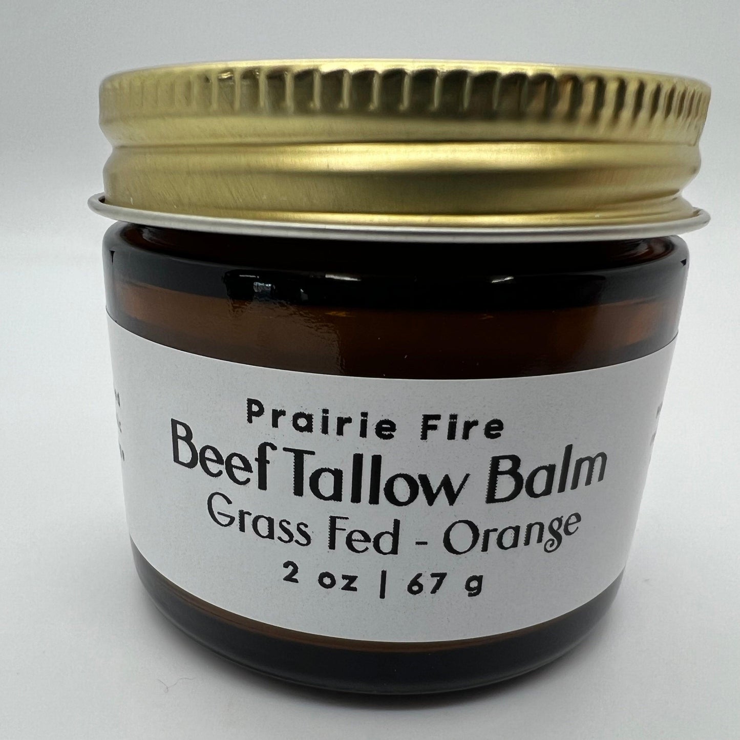 Beef Tallow Balm - 2 oz - Grown and Made in USA - Organic Grass Fed and Finished Tallow - Moisturizing Skin Care