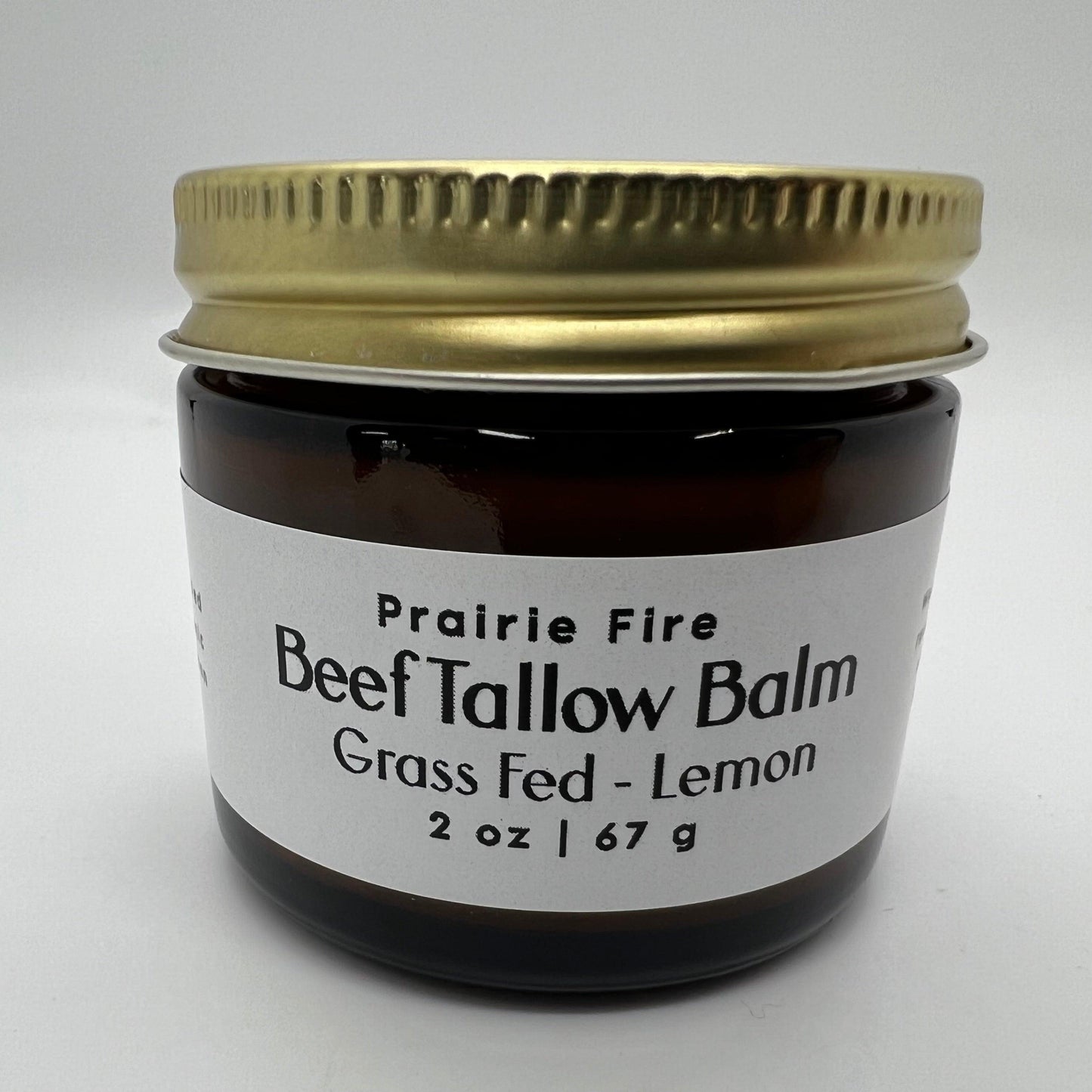 Beef Tallow Balm - 2 oz - Grown and Made in USA - Organic Grass Fed and Finished Tallow - Moisturizing Skin Care