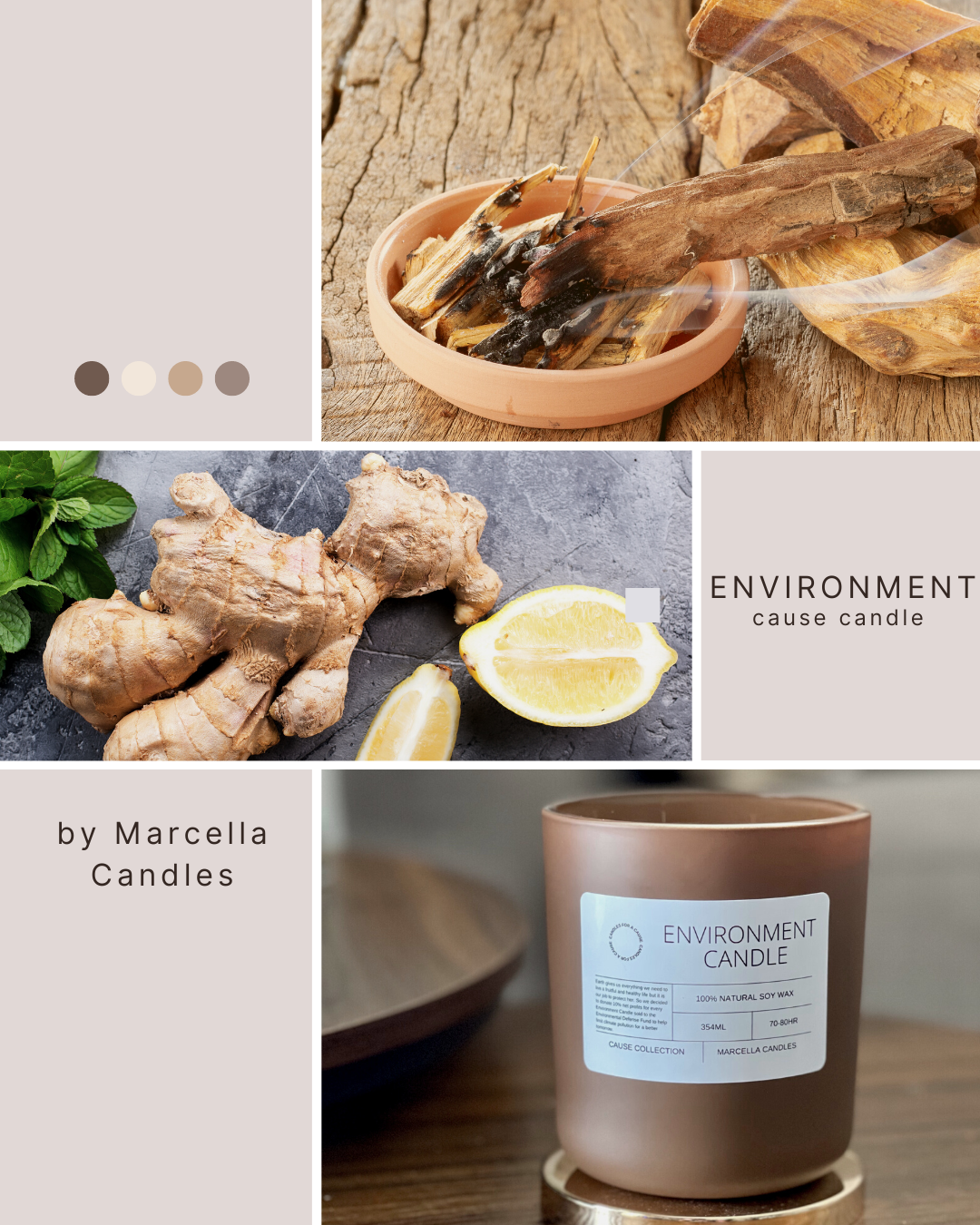Palo Santo Candle - Environment Awareness