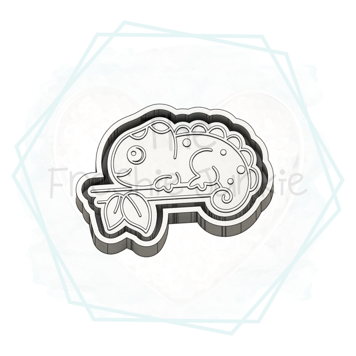*NEW RELEASE* Chameleon Freshie Mold