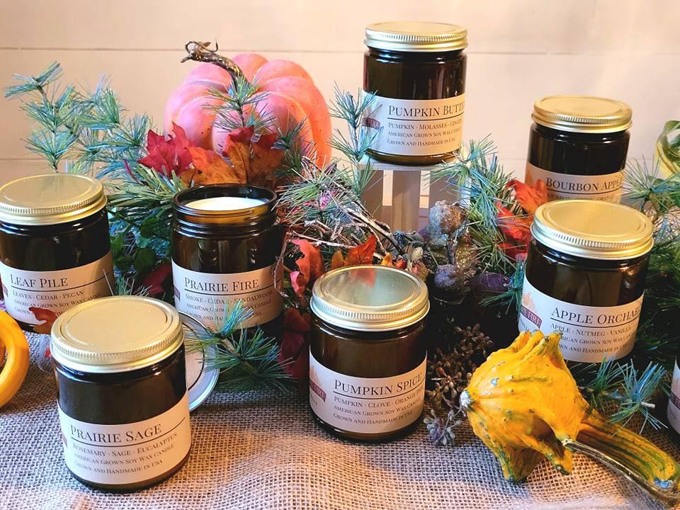 Citron Vert Soy Wax Candle | 9 oz Amber Apothecary Jar