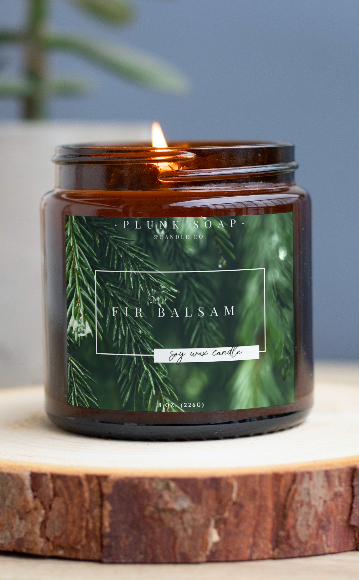 Fir Balsam Scented Soy Candle
