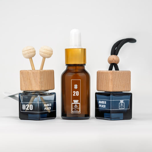Car Air Freshener Inspired By Scent BITTER PEACH, #20 Amber Peach