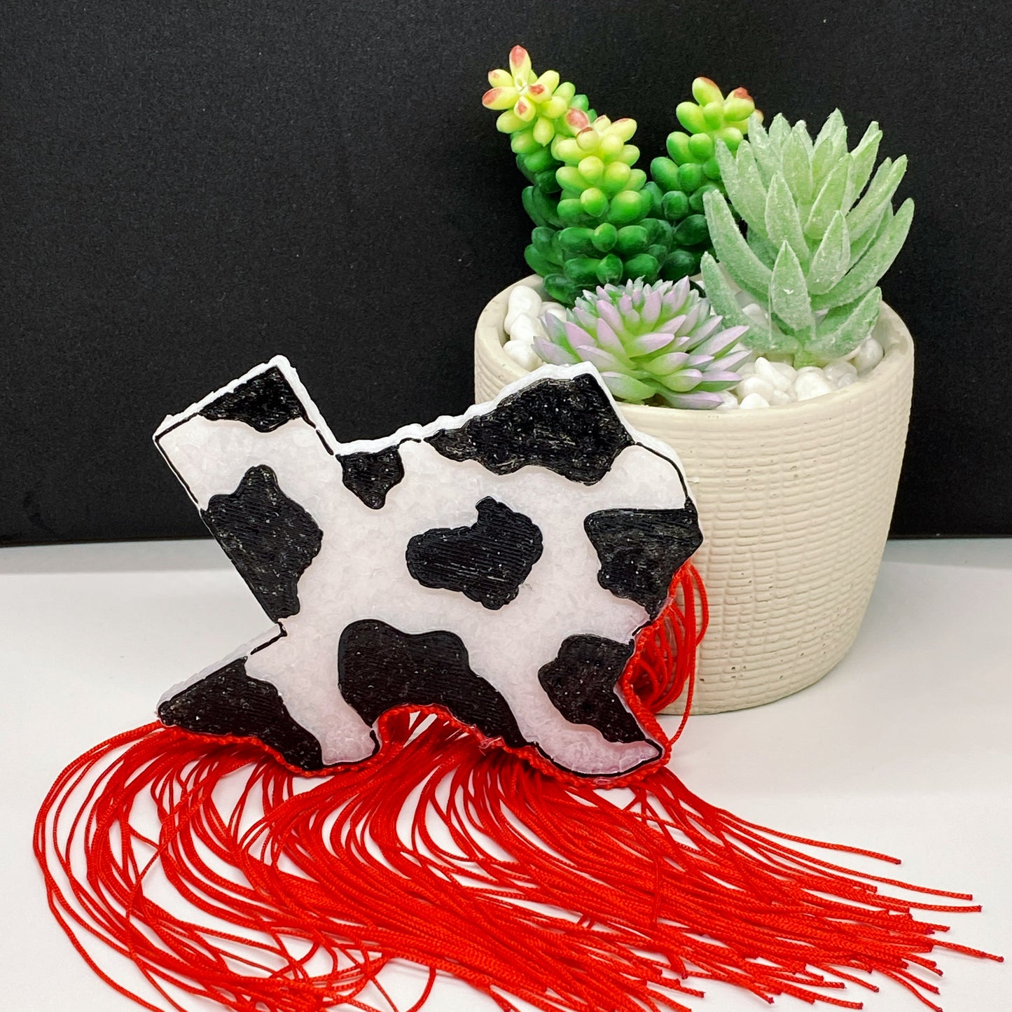 Texas Cow Print Freshie Mold