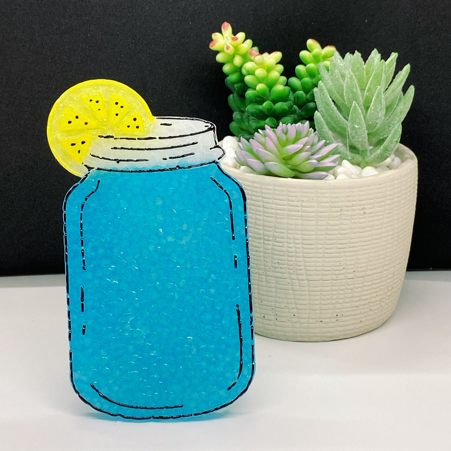 Mason Jar with Fruit Slice Freshie Mold