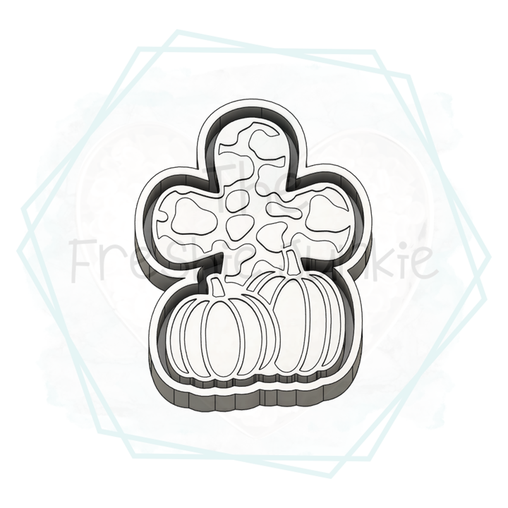 *NEW RELEASE* Pumpkin Cross Freshie Mold