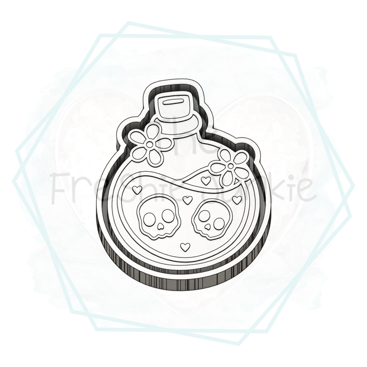 *NEW RELEASE* Skull Potion Freshie Mold