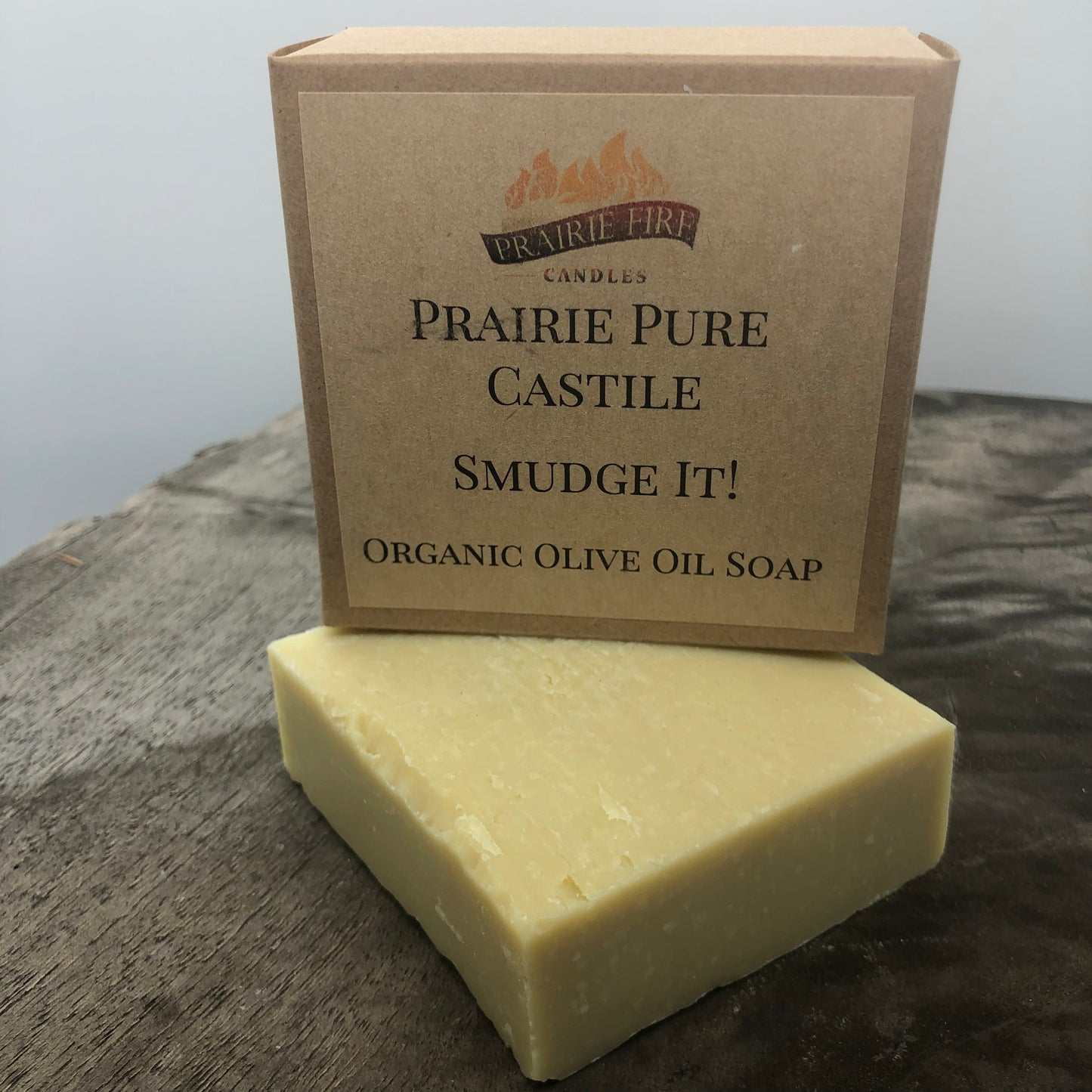 Smudge it! Real Castile Organic Olive Oil Soap for Sensitive Skin - Dye Free - 100% Certified Organic Extra Virgin Olive Oil