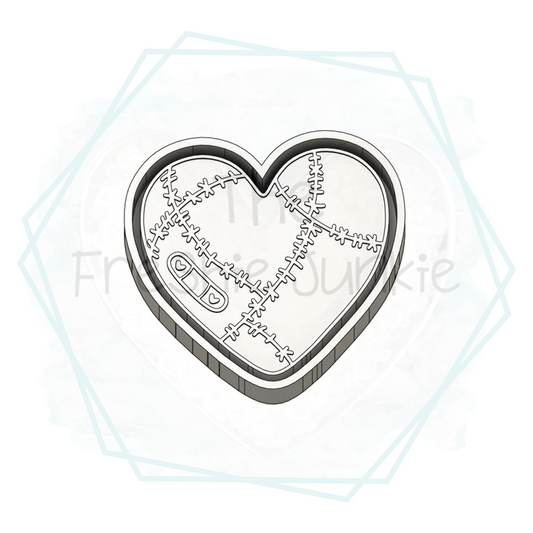 *NEW RELEASE* Stitched Heart Freshie Mold